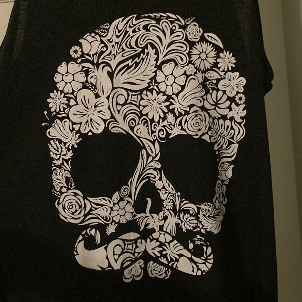 COPY - Black and white Skelton Dress - medium